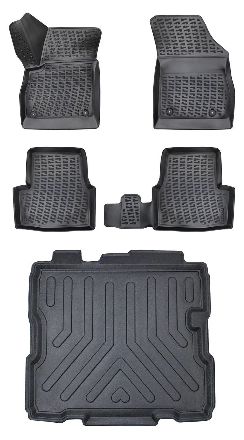 Rizline Opel Astra K Hb Stepnesiz Tamir Kitli 2020-2022 3D Araca Özel Paspas ve Bagaj Havuzu Bmy