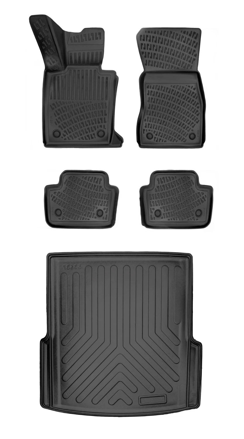 Rizline Bmw I4 Edrive 40 (G26) 2021 Sonrası 3D Araca Özel Paspas ve Bagaj Havuzu Bmy