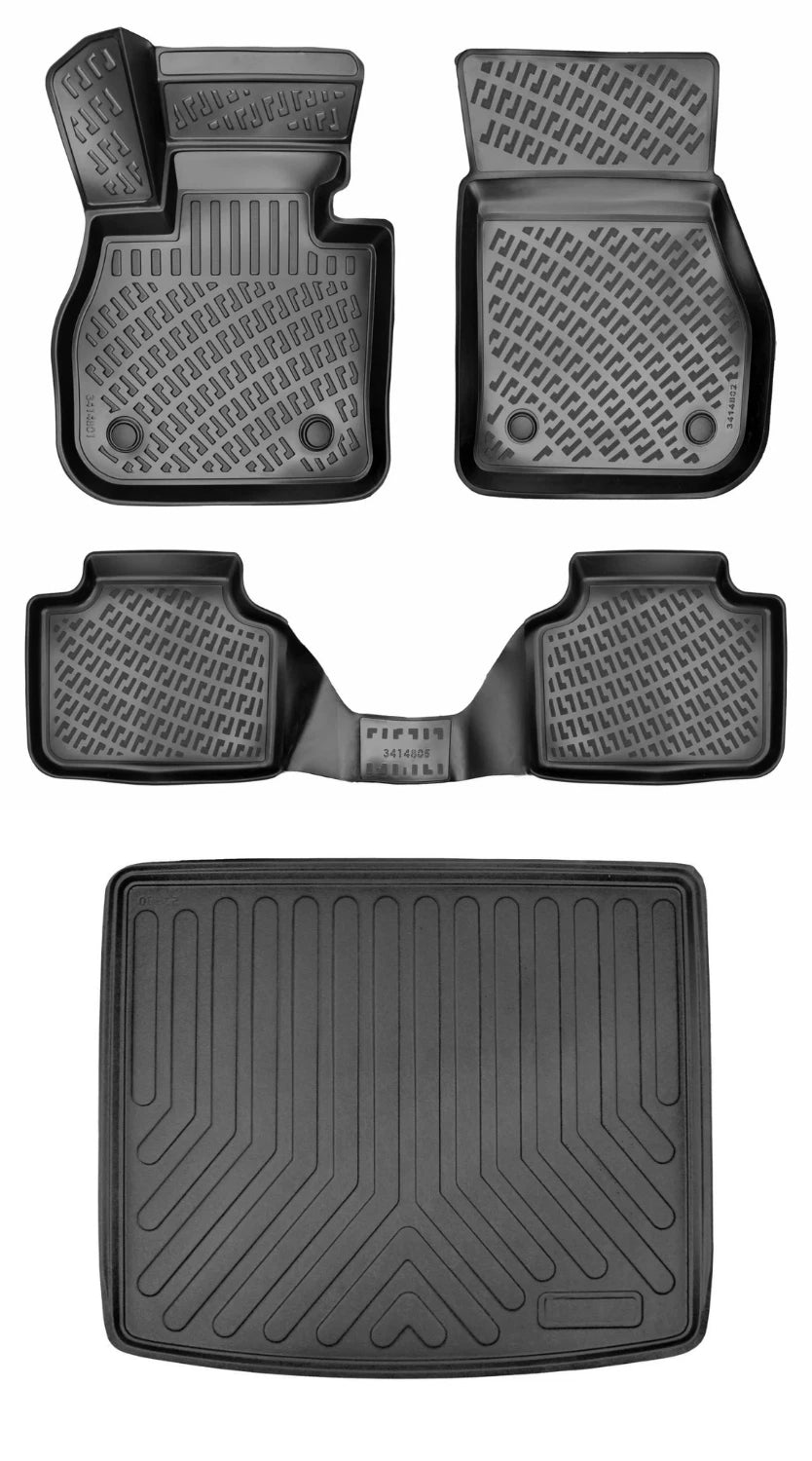 Rizline Bmw X1 U11 Üst Bagaj 2023 Sonrası 3D Araca Özel Paspas ve Bagaj Havuzu Bmy