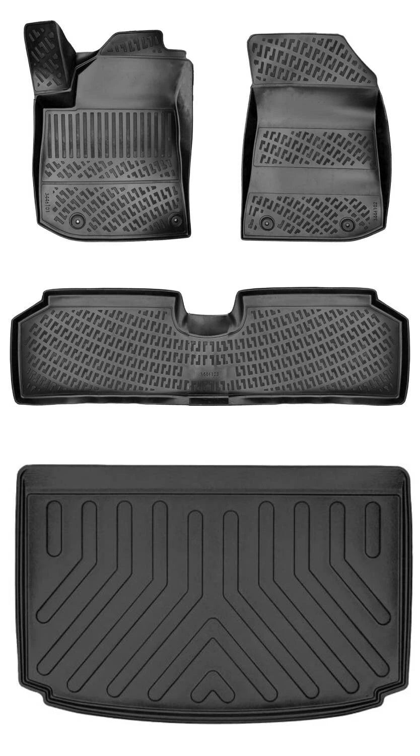 Rizline Kia Niro Elektrikli Prestige Alt 2022 Sonrası 3D Araca Özel Paspas ve Bagaj Havuzu Bmy