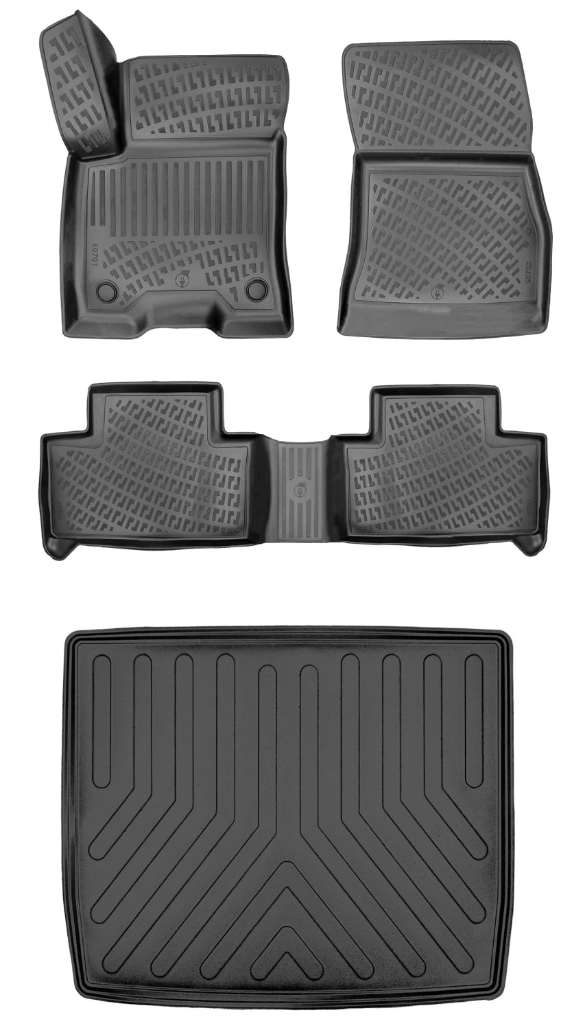 Rizline Mercedes Eqb 2021 Sonrası 3D Araca Özel Paspas ve Bagaj Havuzu Bmy