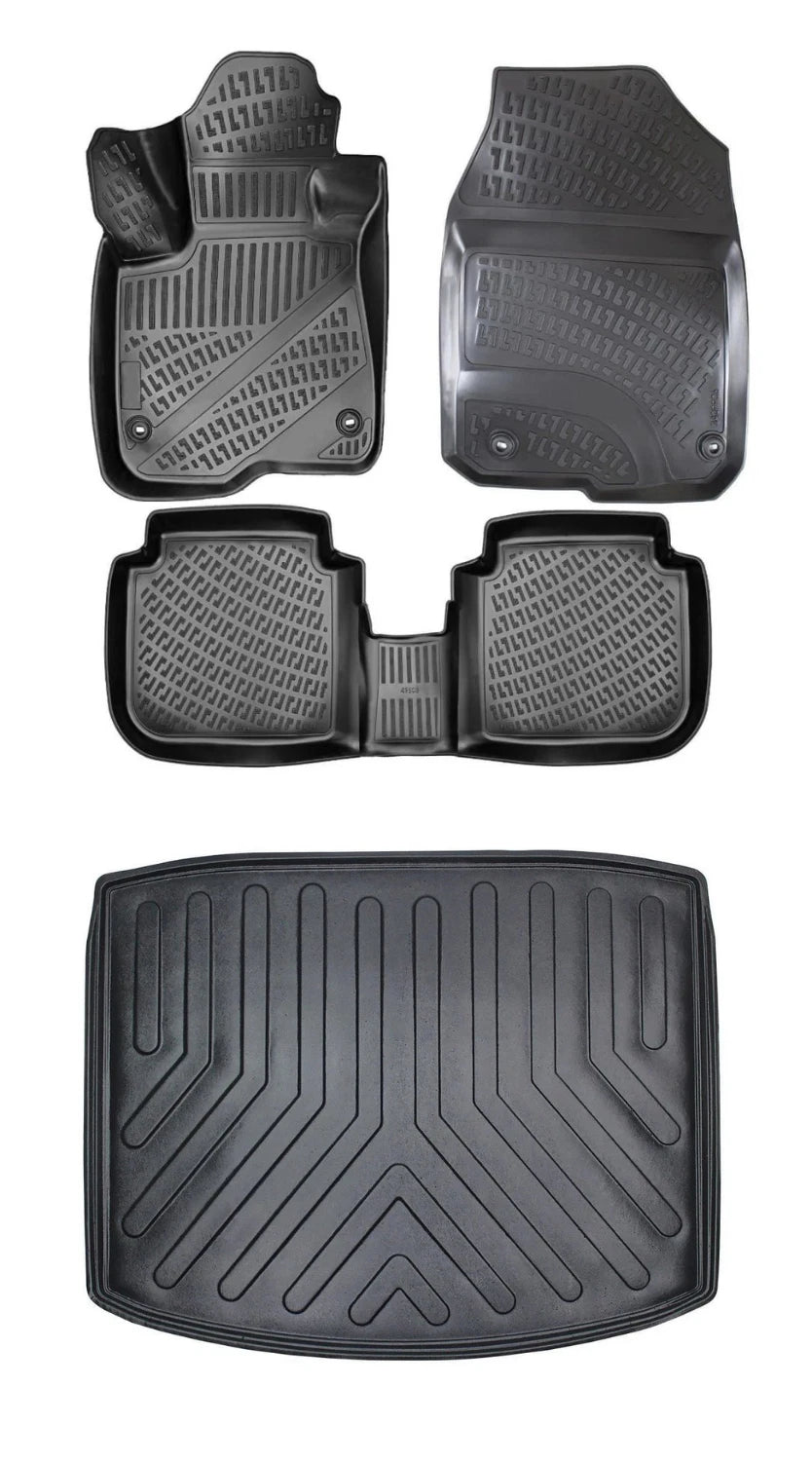 Rizline Honda Crv Alt Bagaj 2018-2022 3D Araca Özel Paspas ve Bagaj Havuzu Bmy