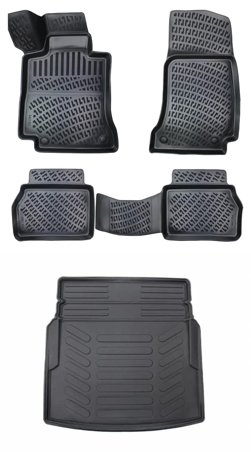 Rizline Mercedes Cls C257 2018 Sonrası 3D Araca Özel Paspas ve Bagaj Havuzu Bmy