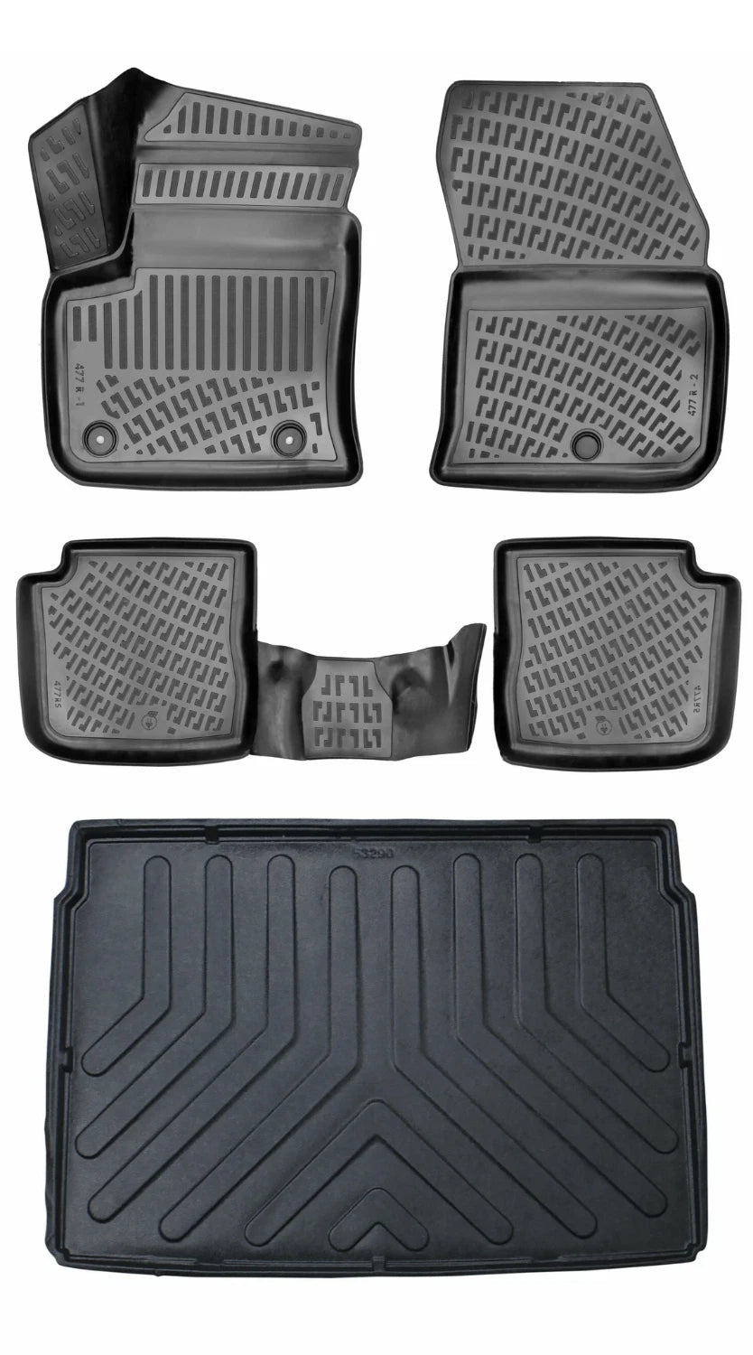 Rizline Peugeot 2008 Elektrikli Üst Bagaj 2021 Sonrası 3D Araca Özel Paspas ve Bagaj Havuzu Bmy