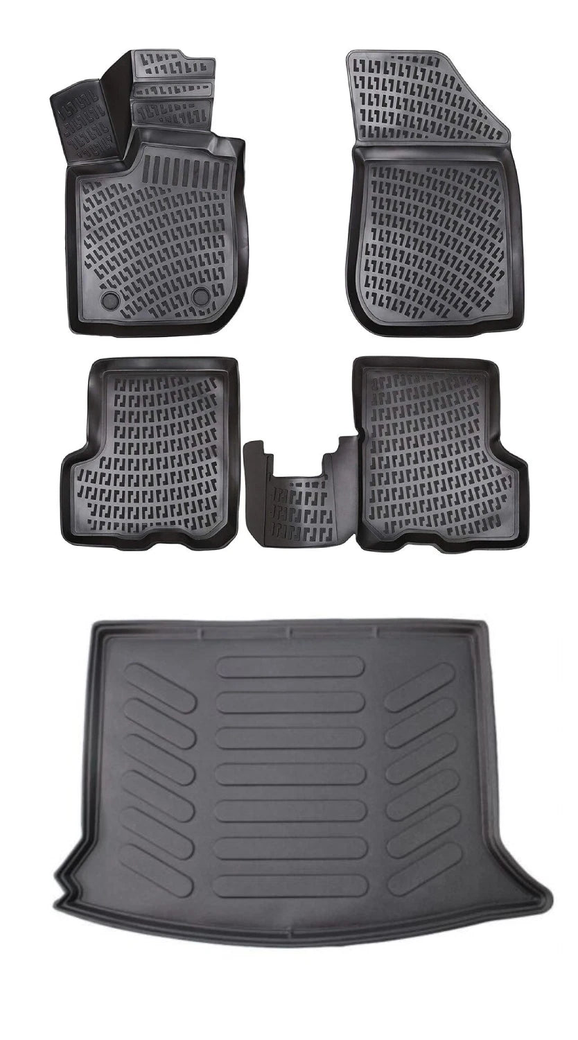 Rizline Dacia Sandero 2007 -2020 3D Araca Özel Paspas ve Bagaj Havuzu Bmy