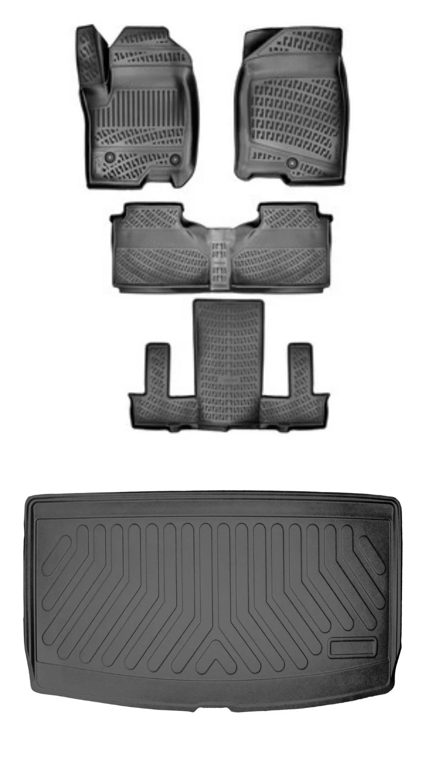 Rizline Chevrolet Tahoe 7-8 Koltuklu 2021 Sonrası 3D Araca Özel Paspas ve Bagaj Havuzu Bmy