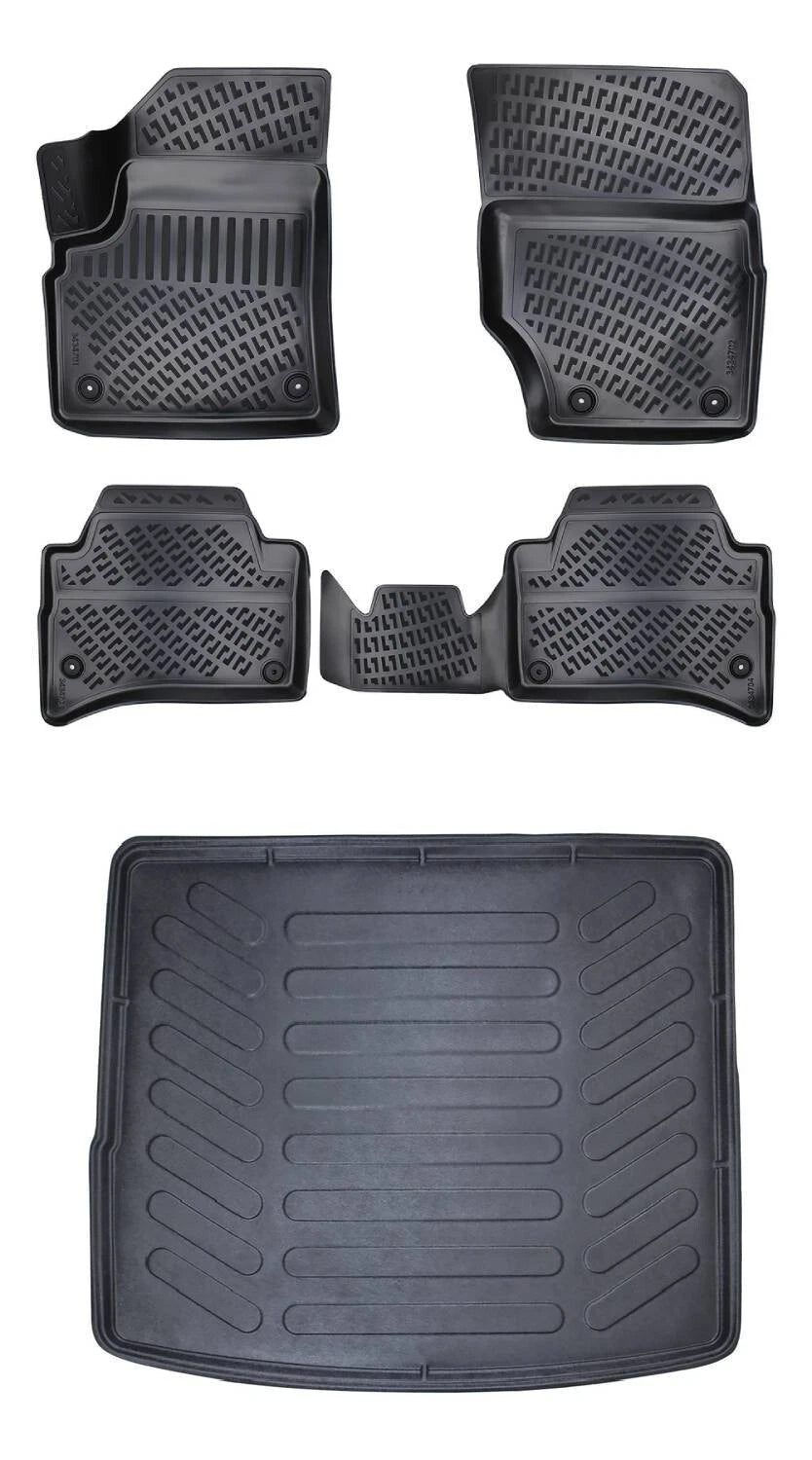 Rizline Porsche Cayenne 2002-2010 3D Araca Özel Paspas ve Bagaj Havuzu Bmy