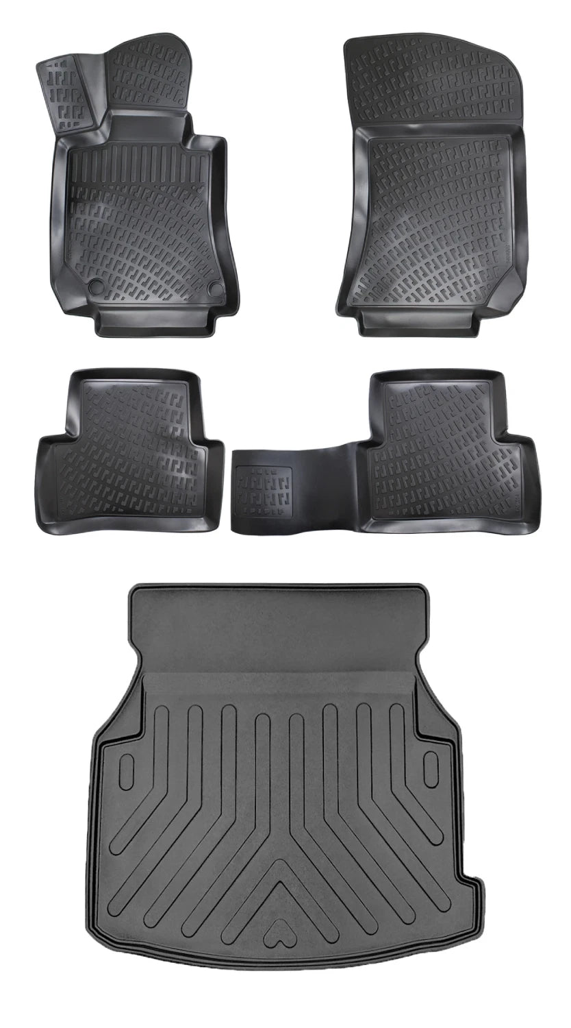 Rizline Mercedes E Serisi W207 Coupe 2010-2017 3D Araca Özel Paspas ve Bagaj Havuzu Bmy