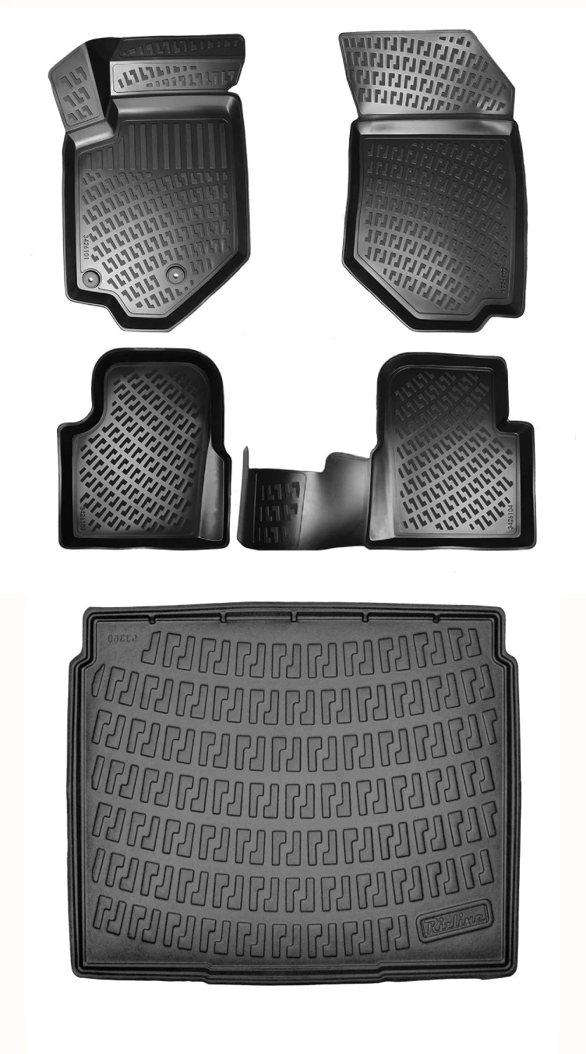 Rizline Peugeot 2008 Alt Bagaj 2019 Sonrası 3D Araca Özel Paspas ve Bagaj Havuzu Bmy