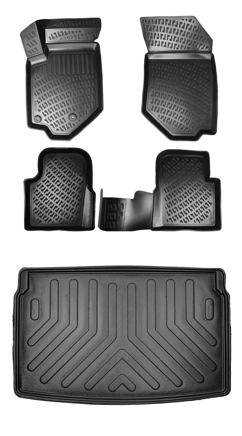 Rizline Opel Mokka Üst Bagaj 2021 Sonrası 3D Araca Özel Paspas ve Bagaj Havuzu Bmy