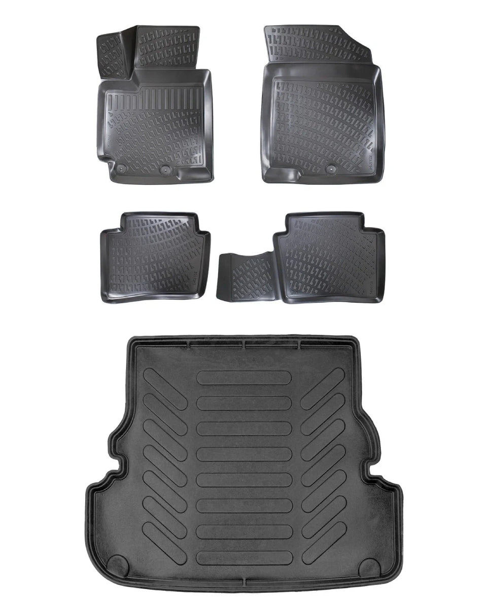 Rizline Kia Rio Sedan 2011-2017 3D Araca Özel Paspas ve Bagaj Havuzu Bmy