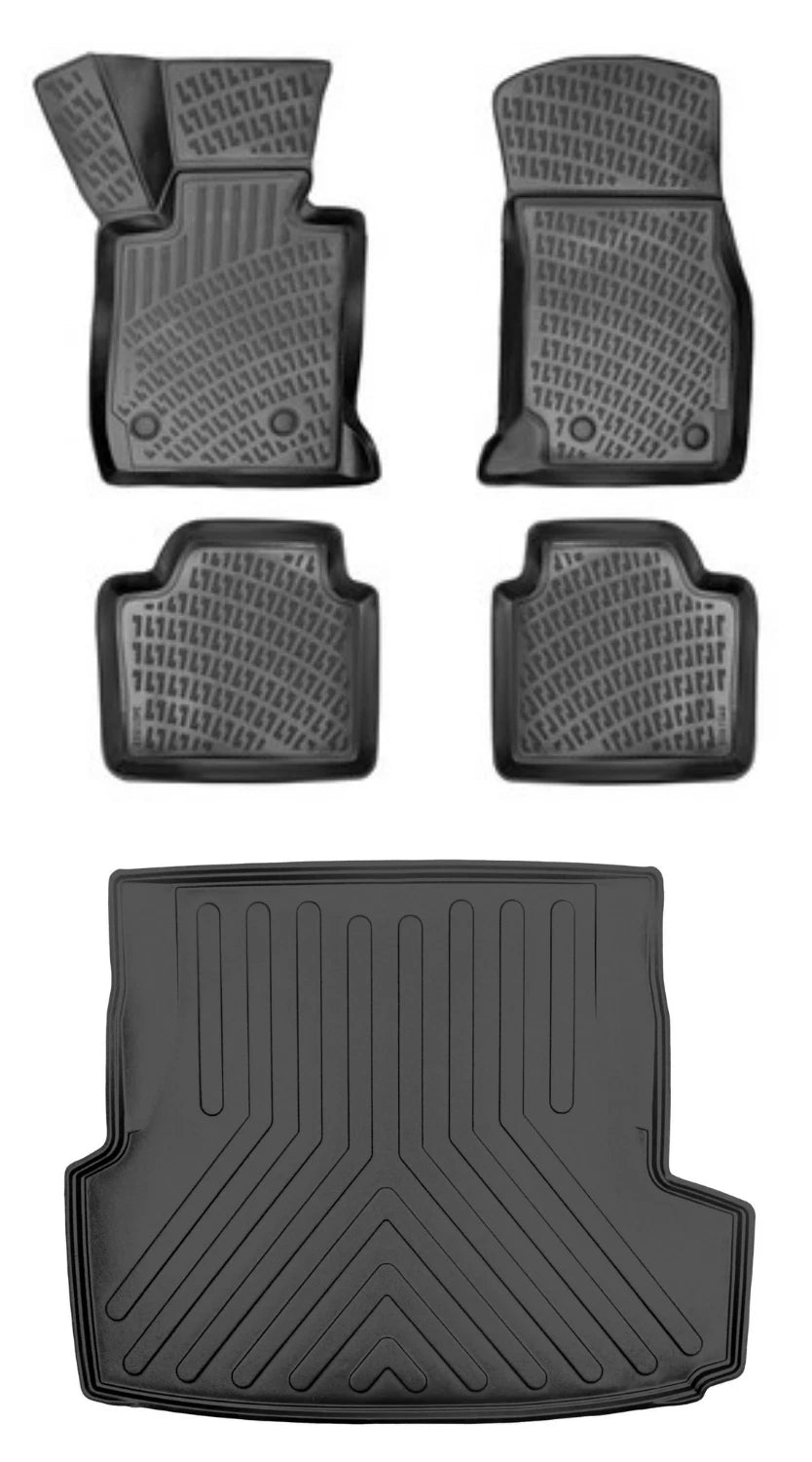 Rizline Bmw 3 Serisi F30 Station Wagon Uk 2012-2019 3D Araca Özel Paspas ve Bagaj Havuzu Bmy