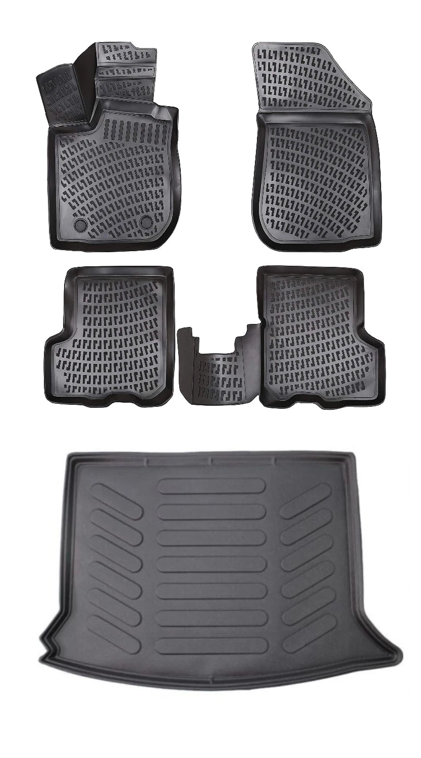 Rizline Dacia Sandero 2012-2020 3D Araca Özel Paspas ve Bagaj Havuzu Bmy