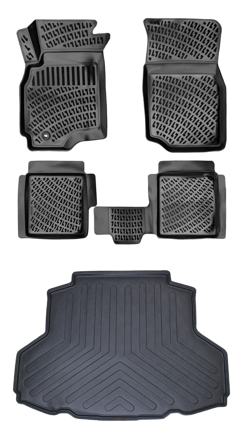 Rizline Mitsubishi Lancer 2001-2007 3D Araca Özel Paspas ve Bagaj Havuzu Bmy