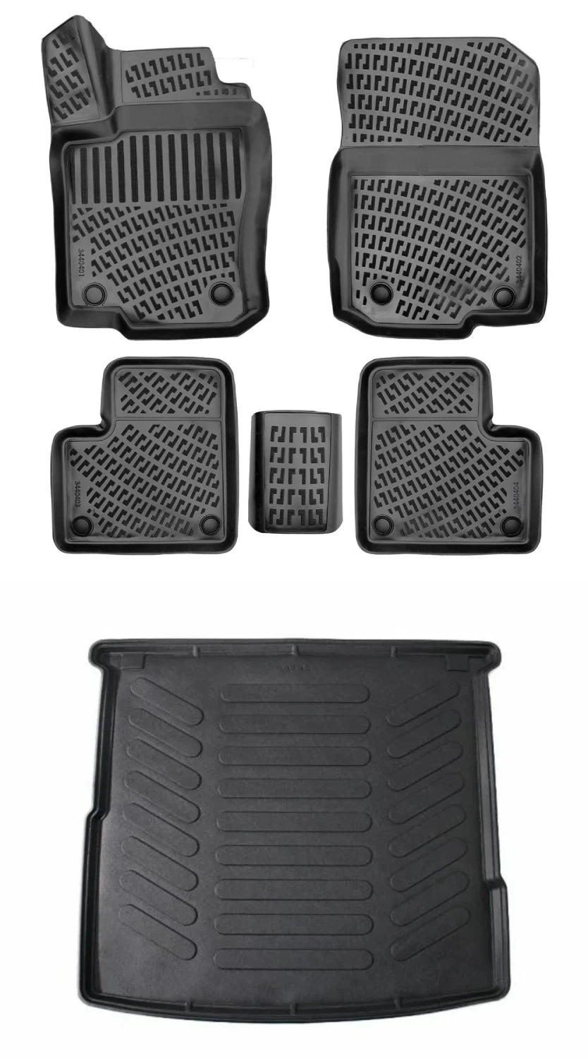 Rizline Mercedes-Benz Gle Suv 2019 Sonrası V167 3D Araca Özel Paspas ve Bagaj Havuzu Set Bmy