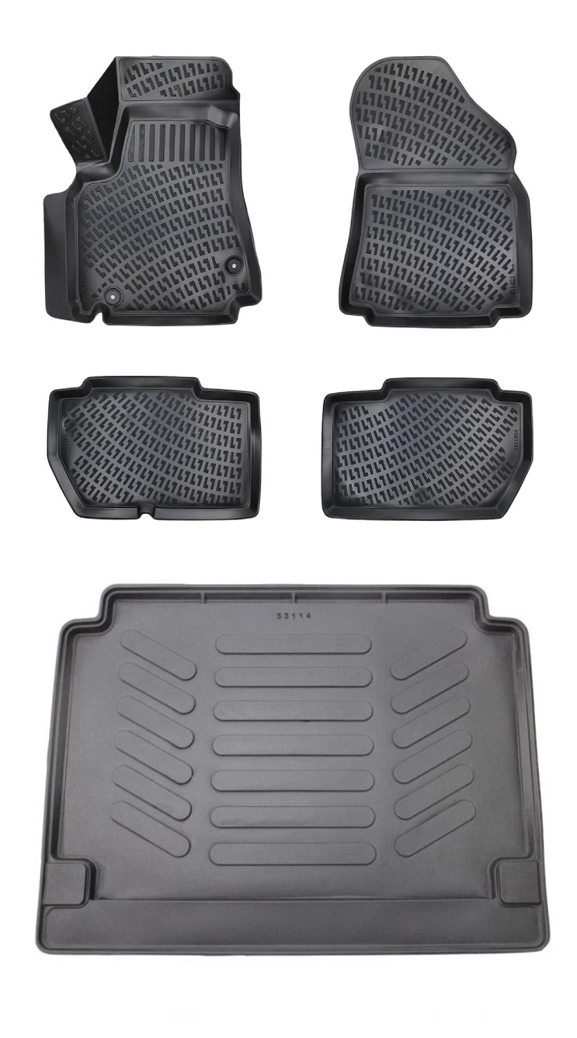 Rizline Peugeot Parter Tepe 90 Hp 2008-2018 3D Araca Özel Paspas ve Bagaj Havuzu Bmy