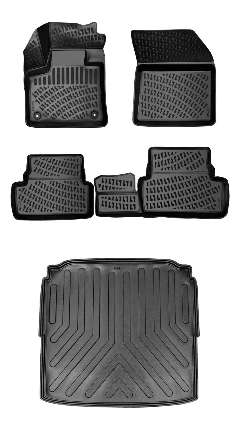 Rizline Ds 7 Crossback Alt Bagaj 2018-2022 3D Araca Özel Paspas ve Bagaj Havuzu Bmy