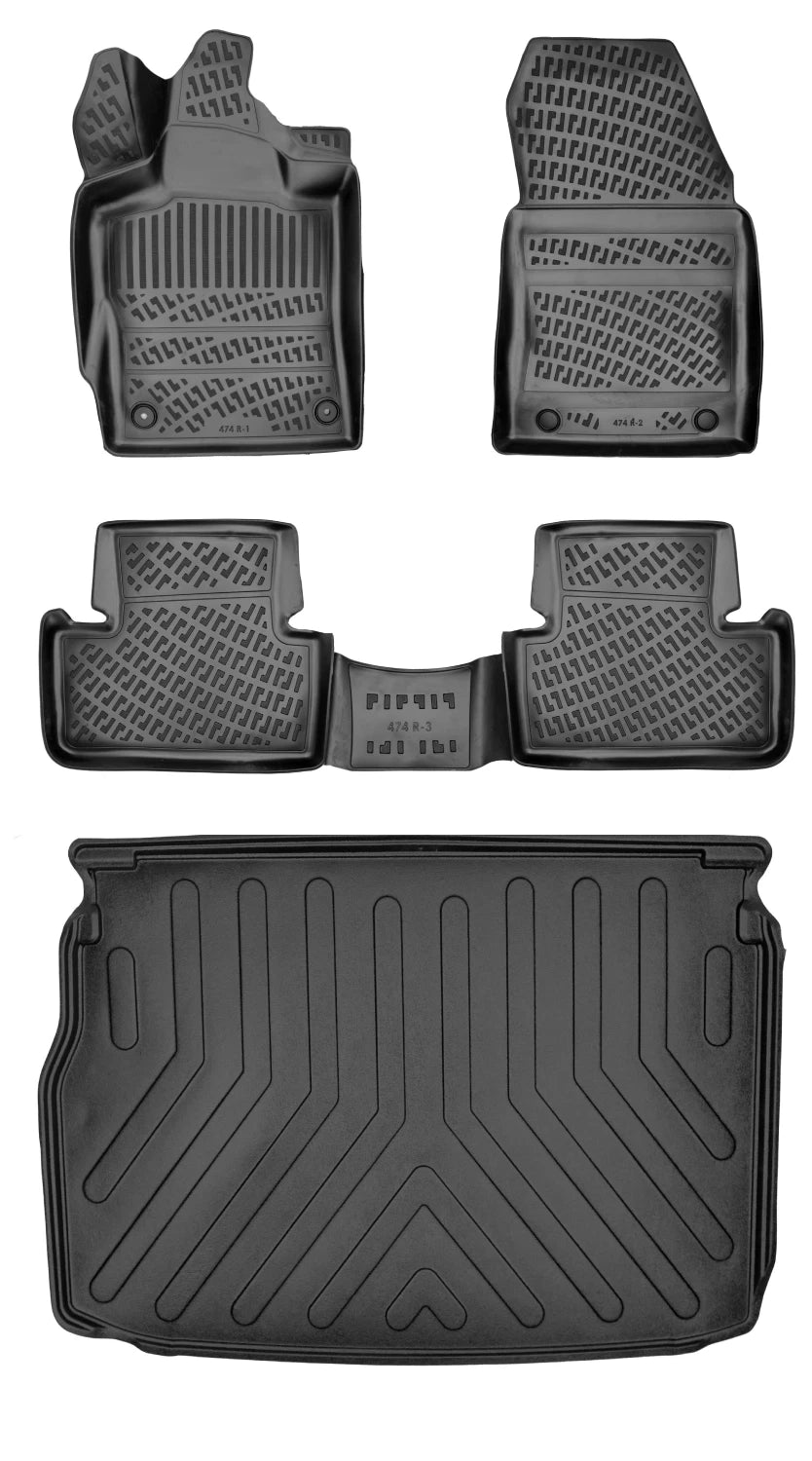 Rizline Opel Astra L Üst Bagaj 2022 Sonrası 3D Araca Özel Paspas ve Bagaj Havuzu Bmy