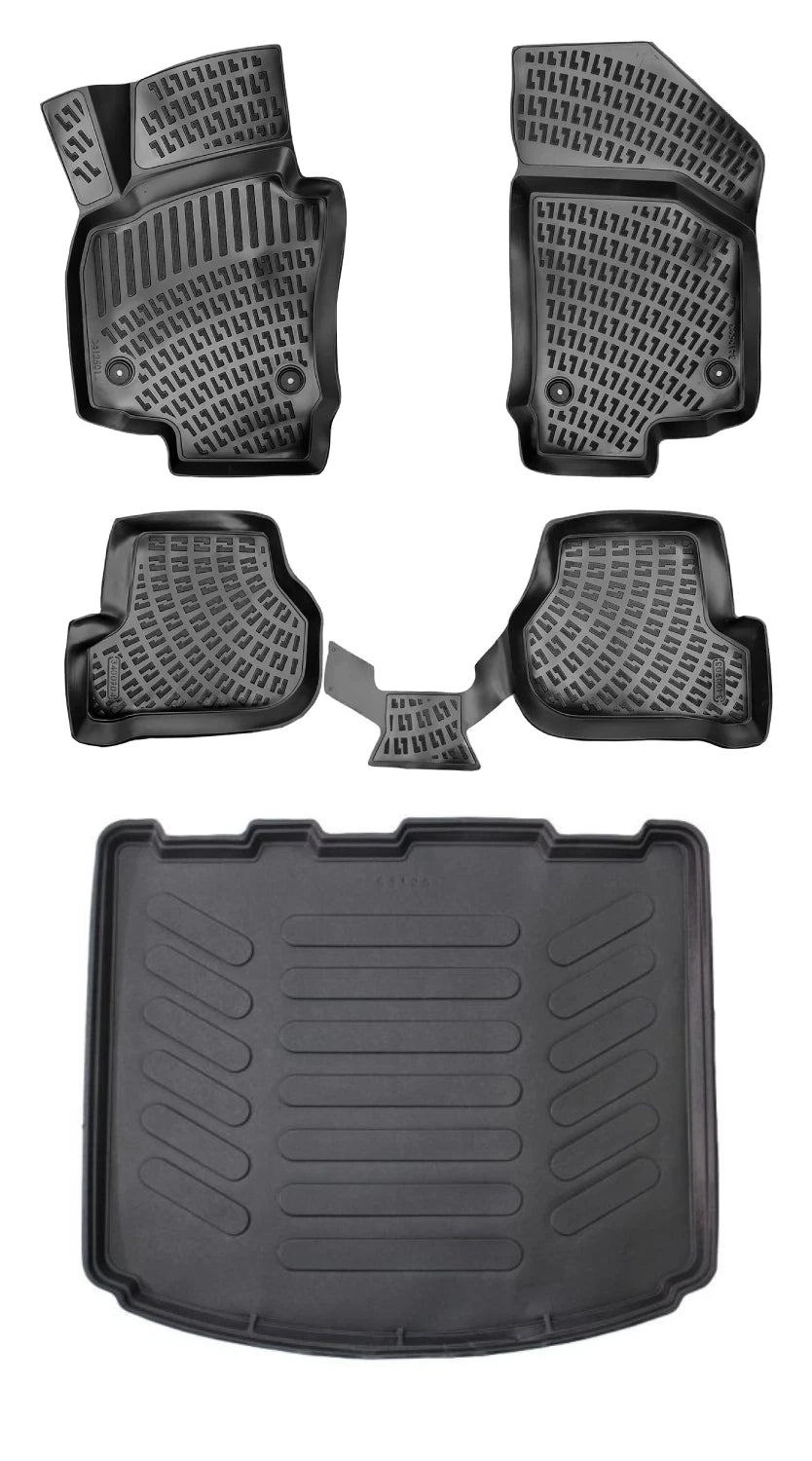 Rizline Seat Altea Xl 2004-2015 3D Araca Özel Paspas ve Bagaj Havuzu Bmy