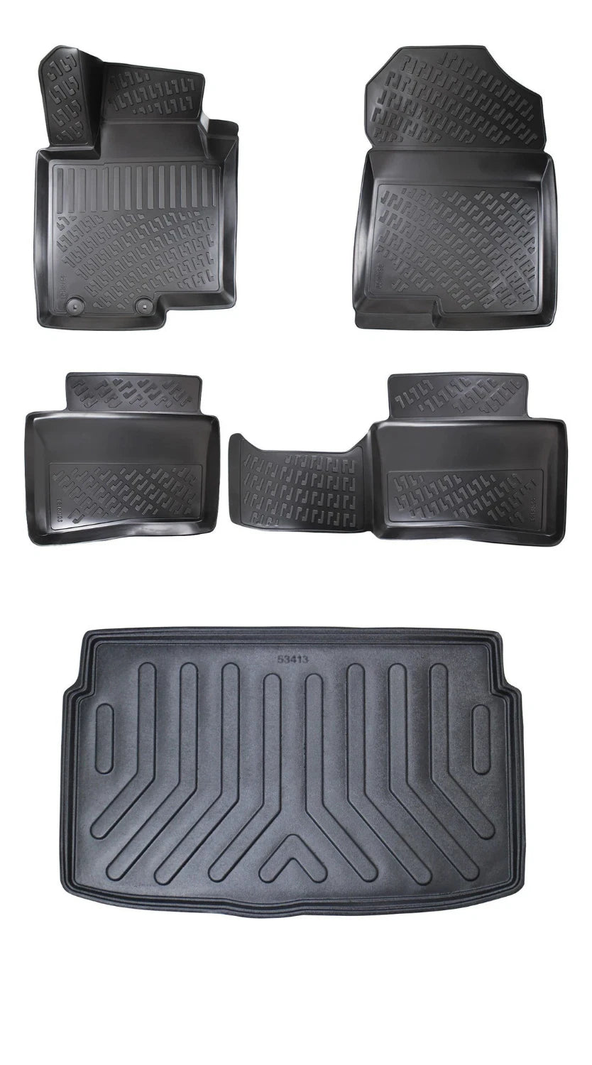 Rizline Hyundai I20 Jump ,style ve Elit Benzinli 2020 Sonrası 3D Araca Özel Paspas ve Bagaj Havuzu Bmy