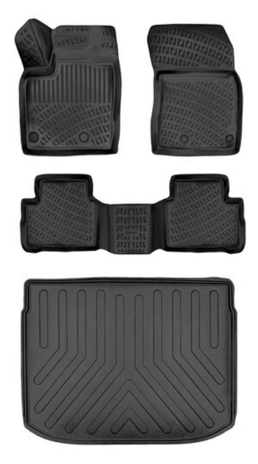 Rizline Nissan Qashqai Üst 2022 Sonrası 3D Araca Özel Paspas ve Bagaj Havuzu Bmy