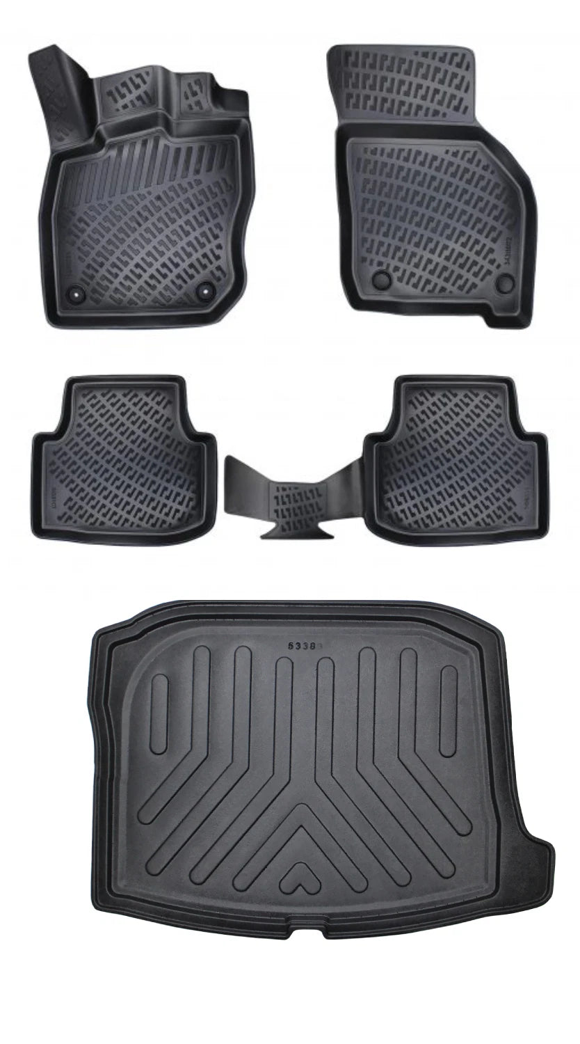 Rizline Cupra Leon Manuel Vites Ses Sistemsiz Alt Bagaj 2023 Sonrası 3D Araca Özel Paspas ve Bagaj Havuzu Bmy