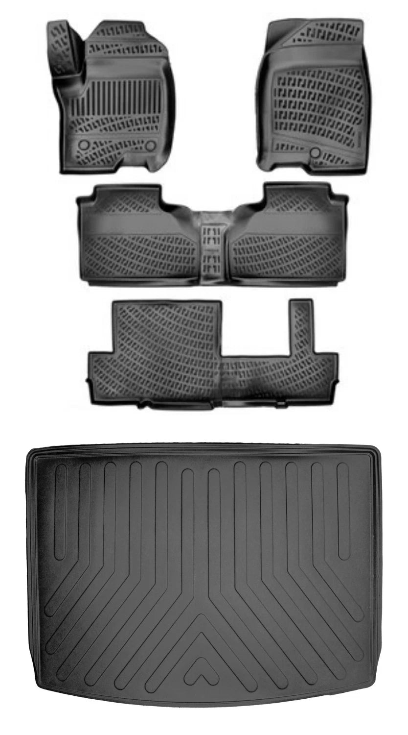 Rizline Cadillac Escalade Esv 7-8 Koltuklu 2021 Sonrası 3D Araca Özel Paspas ve Bagaj Havuzu Bmy