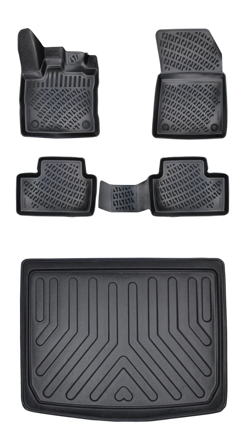 Rizline Renault Captur Alt 2019 Sonrası 3D Araca Özel Paspas ve Bagaj Havuzu Bmy