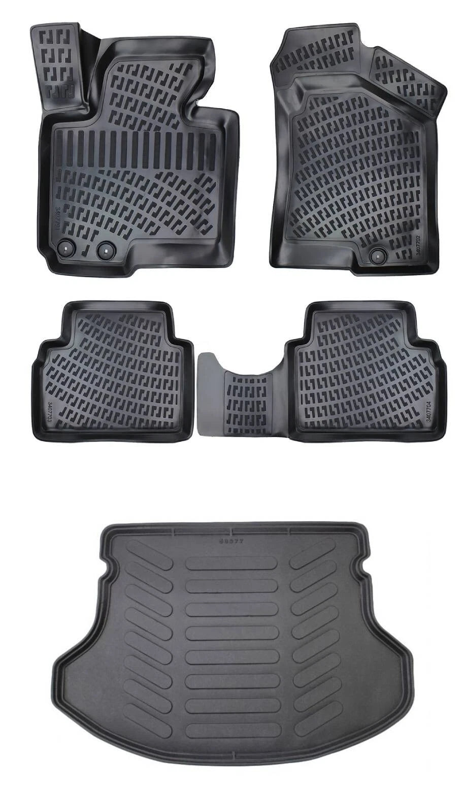 Rizline Hyundai IX35 2009-2015 3D Araca Özel Paspas ve Bagaj Havuzu Bmy