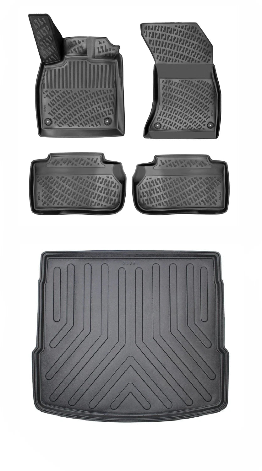 Rizline Audi Q5 Sportback 2020 Sonrası 3D Araca Özel Paspas ve Bagaj Havuzu Bmy