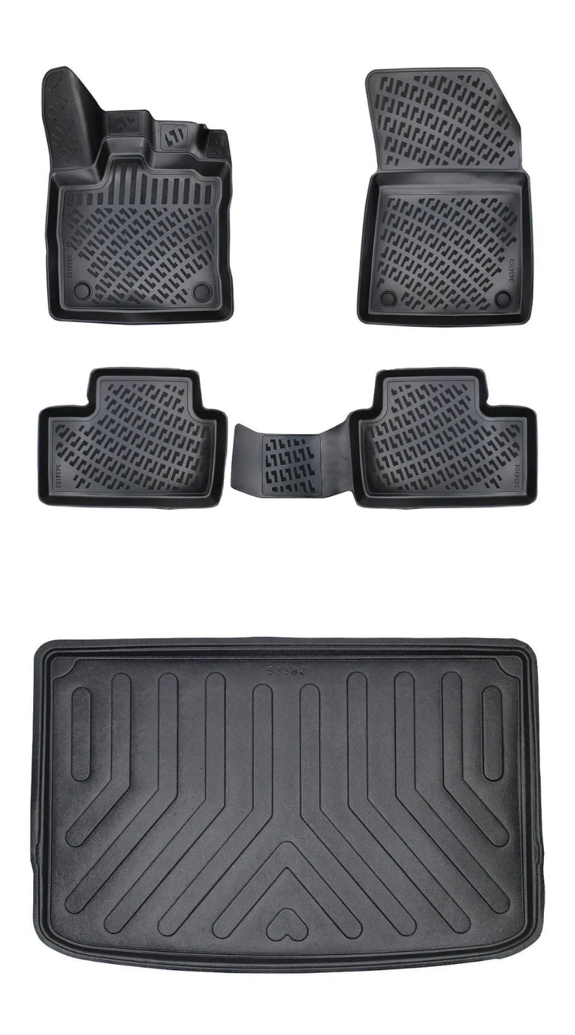 Rizline Renault Captur Üst 2019 Sonrası 3D Araca Özel Paspas ve Bagaj Havuzu Bmy