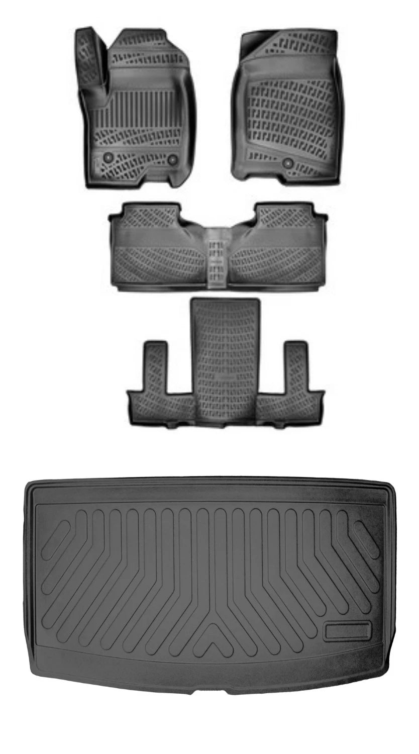 Rizline Gmc Yukon/denali 7-8 Koltuklu 2021 Sonrası 3D Araca Özel Paspas ve Bagaj Havuzu Bmy
