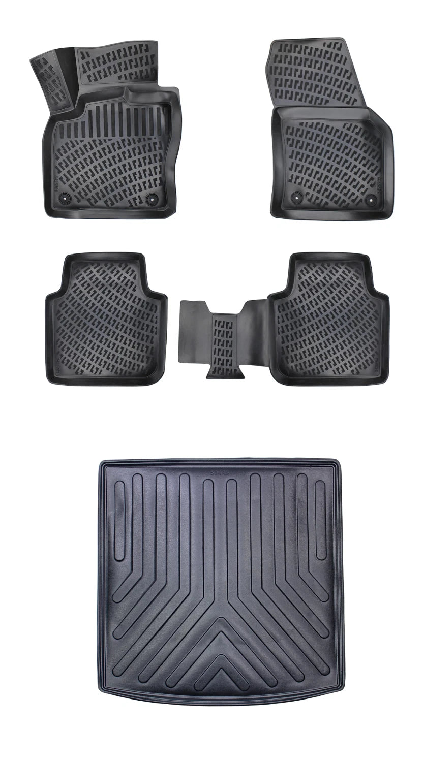 Rizline Seat Tarraco 5 Koltuk 2018 Sonrası 3D Araca Özel Paspas ve Bagaj Havuzu Bmy