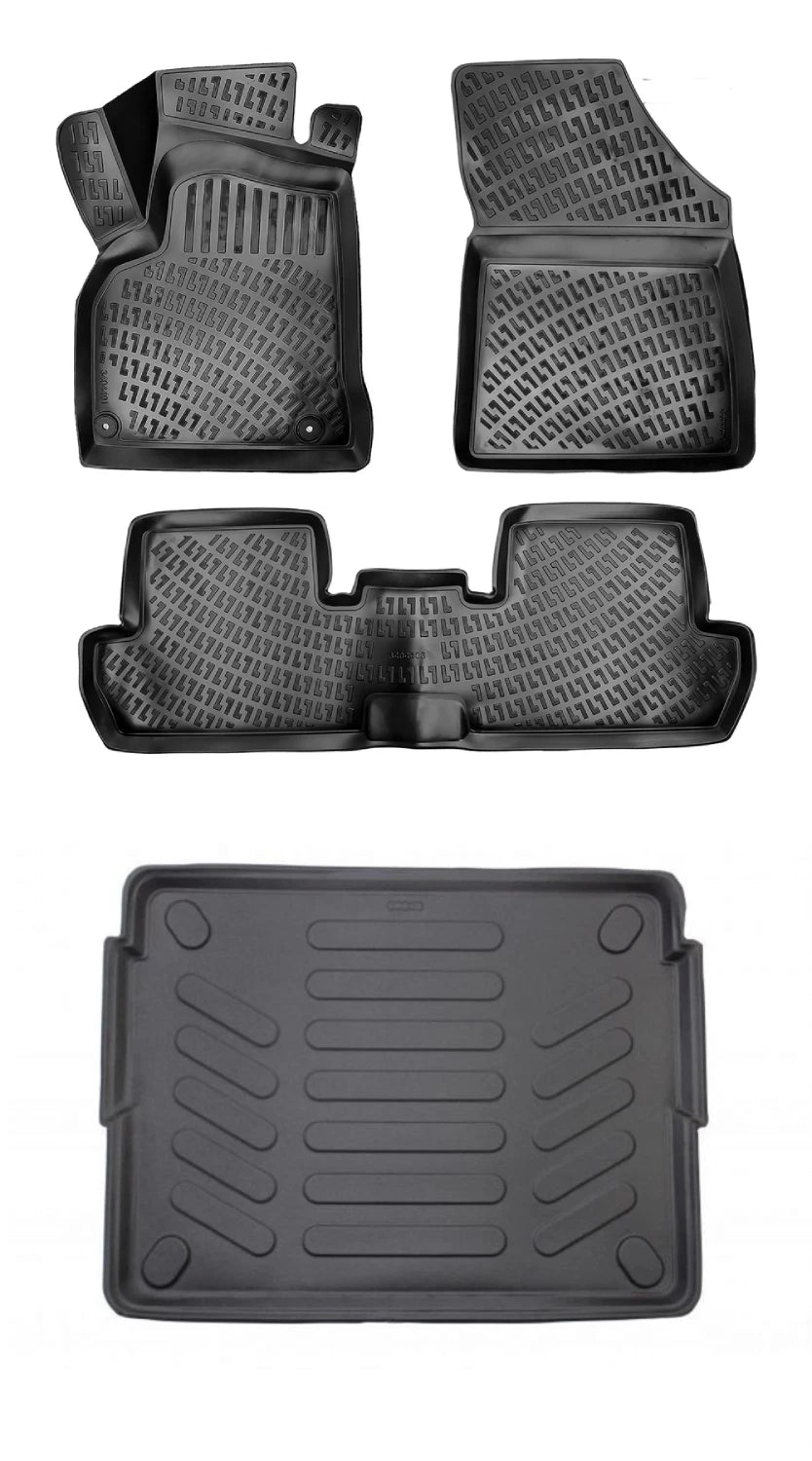 Rizline Peugeot 3008 2008-2016 3D Araca Özel Paspas ve Bagaj Havuzu Bmy