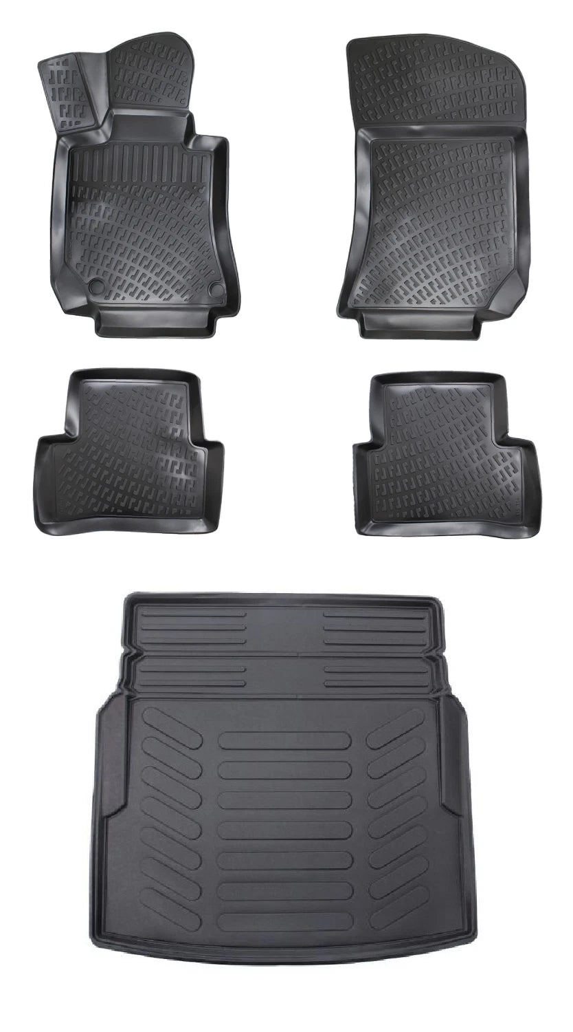 Rizline Mercedes Cls C218 2010-2018 3D Araca Özel Paspas ve Bagaj Havuzu Bmy