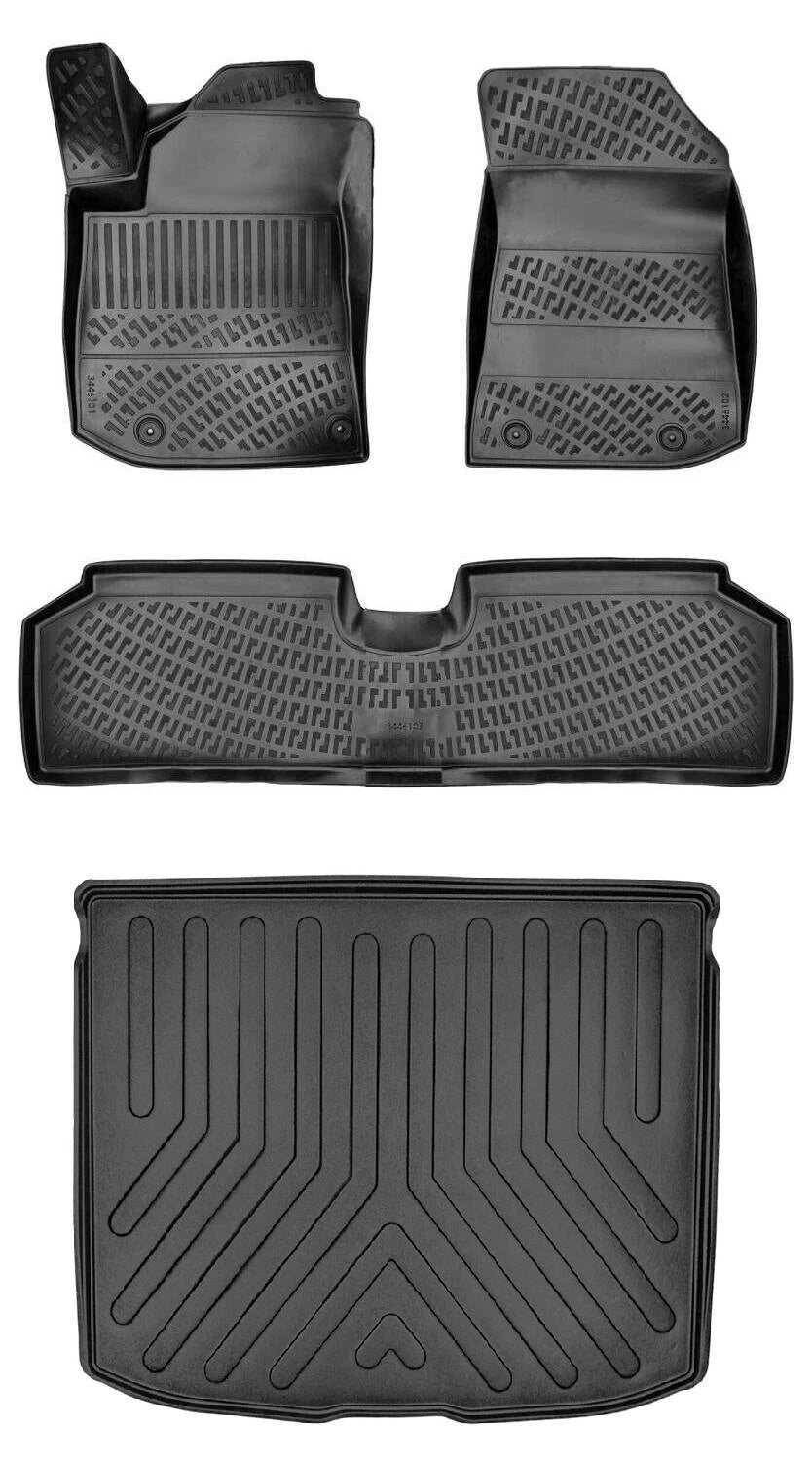 Rizline Kia Niro Elektrikli Prestige Üst 2022 Sonrası 3D Araca Özel Paspas ve Bagaj Havuzu Bmy