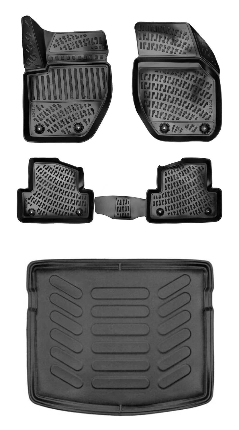 Rizline Volvo V40 Üst Bagaj 2012-2019 3D Araca Özel Paspas ve Bagaj Havuzu Bmy