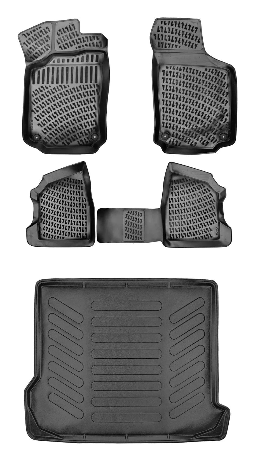 Rizline Opel Combo 2001-2011 3D Araca Özel Paspas ve Bagaj Havuzu Set Bmy