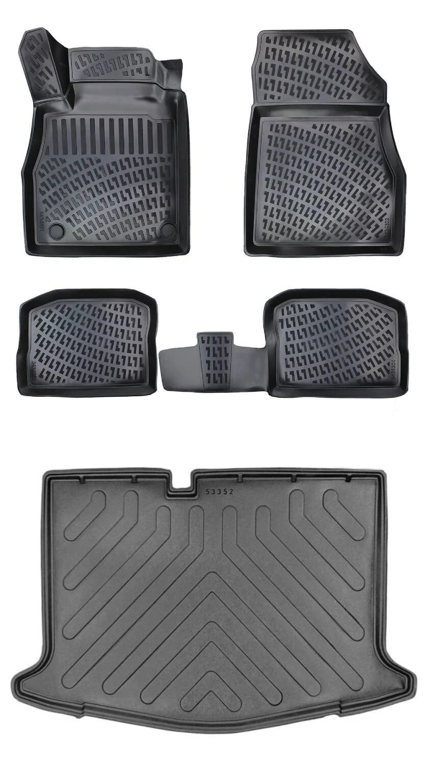 Rizline Nissan Micra 2019 Sonrası 3D Araca Özel Paspas ve Bagaj Havuzu Bmy