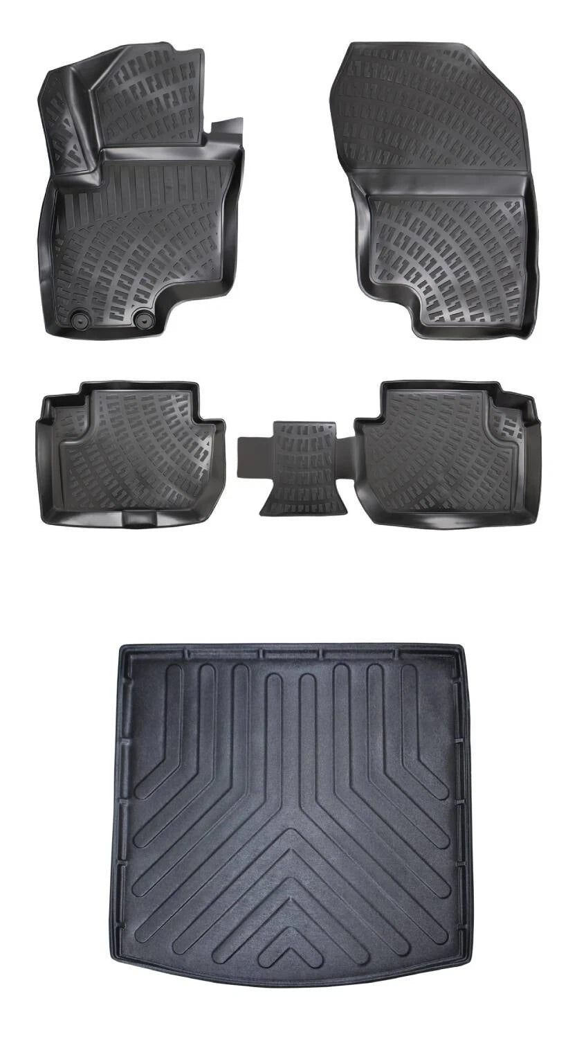 Rizline Mitsubishi Outlander Hybrit 2019 Sonrası 3D Araca Özel Paspas ve Bagaj Havuzu Bmy