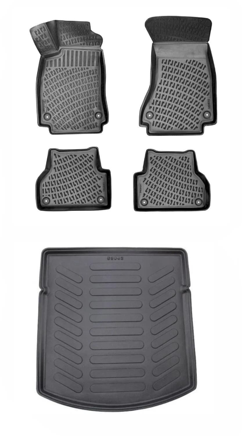 Rizline Audi A5 2016-2024 3D Araca Özel Paspas ve Bagaj Havuzu Bmy