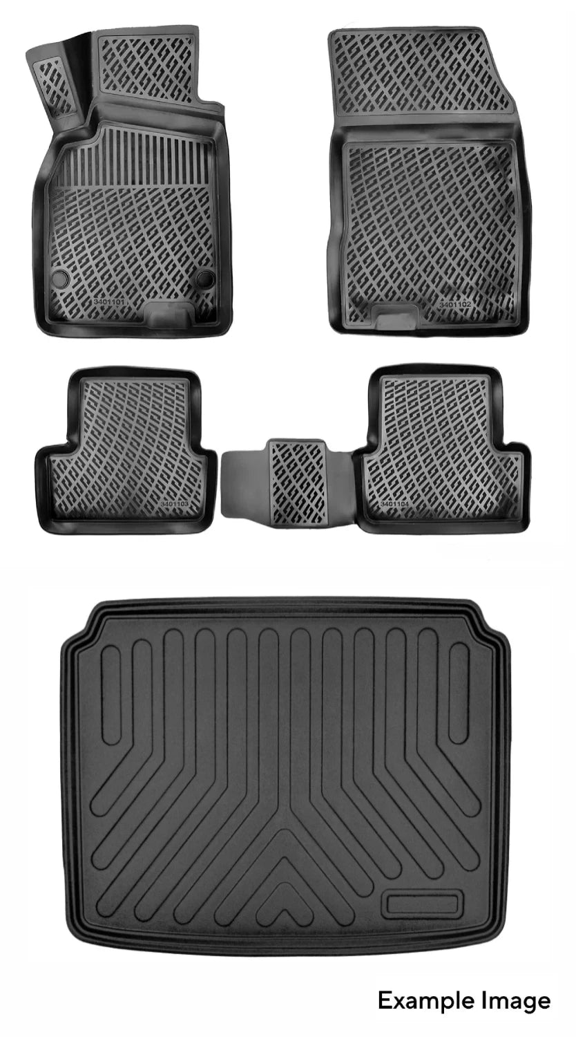 Rizline Bmw Ix1 2024 Sonrası 3D Araca Özel Paspas ve Bagaj Havuzu Set Bmy