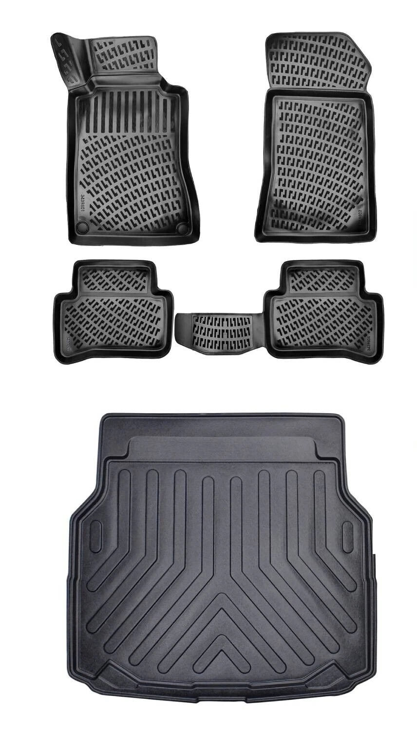 Rizline Mercedes C Serisi W203 Stw 2000-2007 3D Araca Özel Paspas ve Bagaj Havuzu Bmy