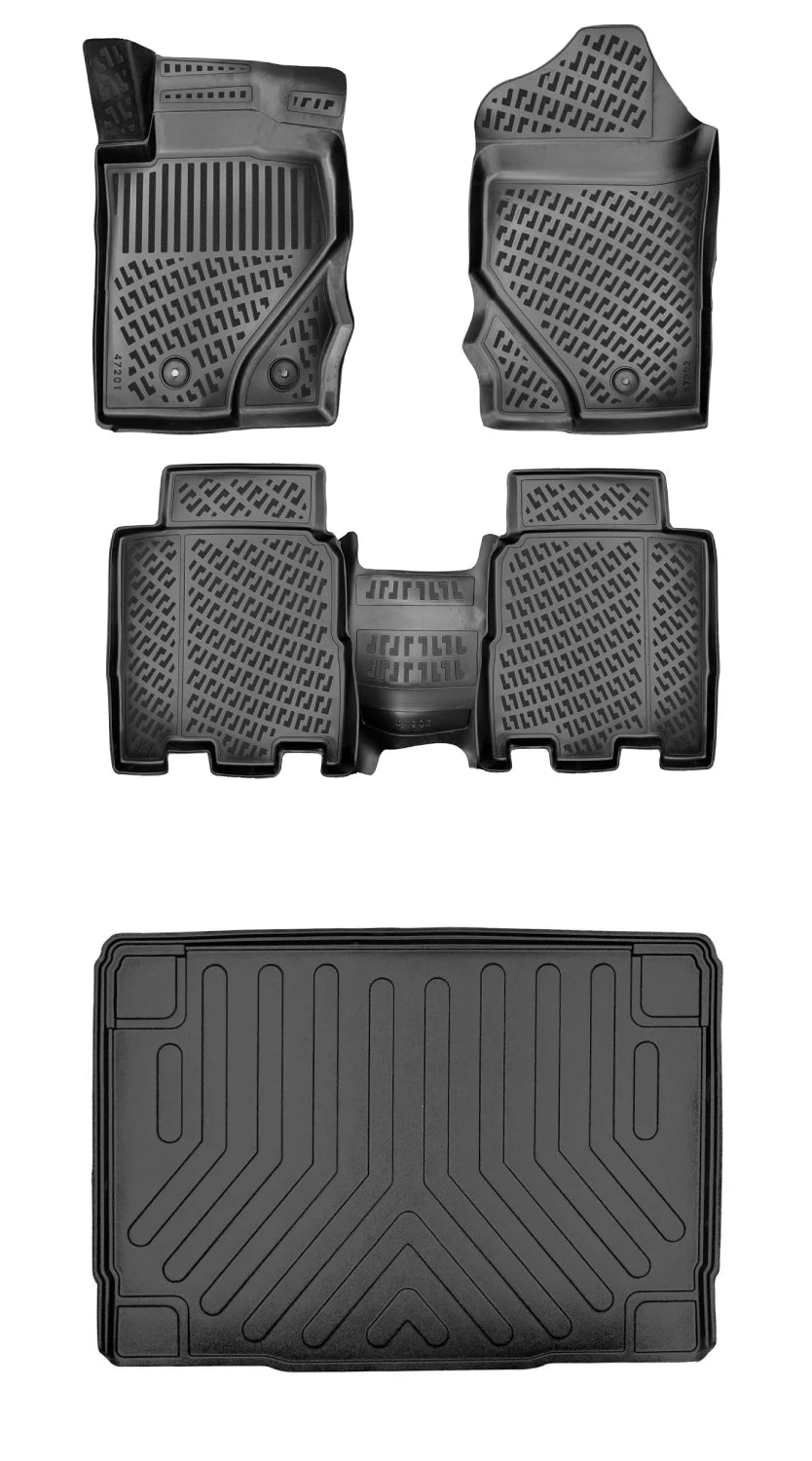 Rizline Ford Bronco Sport Üst 2021 Sonrası 3D Araca Özel Paspas ve Bagaj Havuzu Bmy