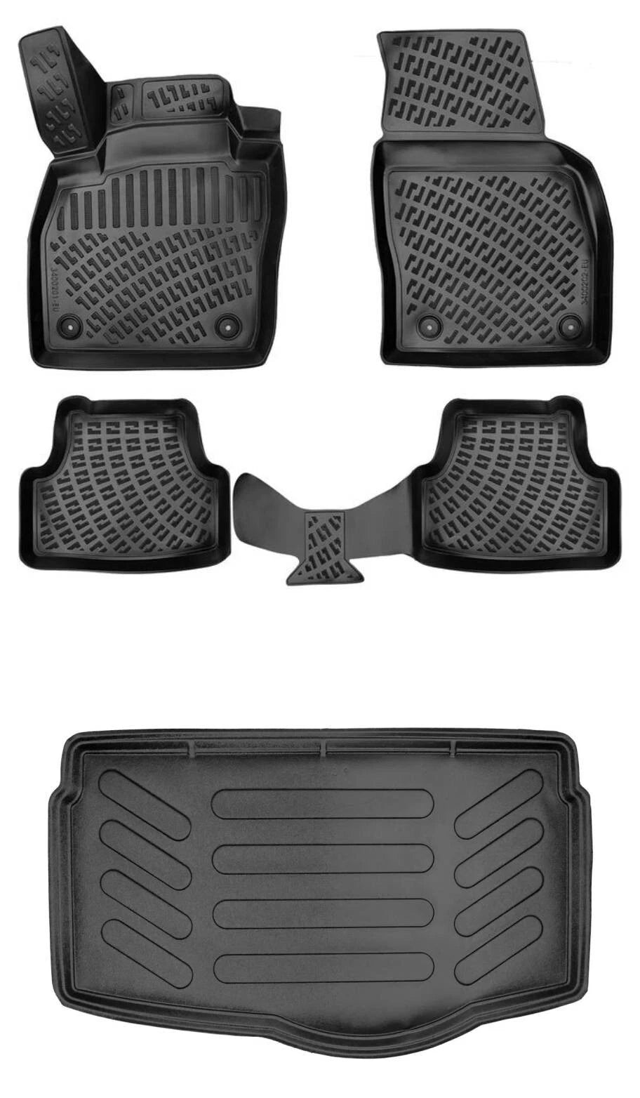 Rizline Volkswagen T-Cross Alt Bagaj 2019 Sonrası 3D Araca Özel Paspas ve Bagaj Havuzu Bmy