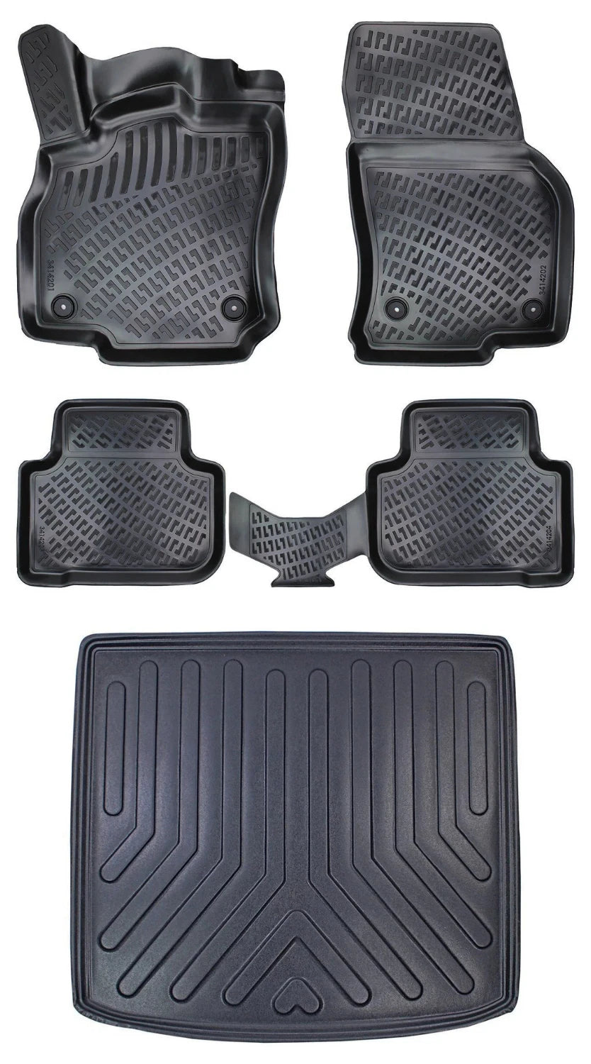 Rizline Audi Q3 2018-2024 3D Araca Özel Paspas ve Bagaj Havuzu Bmy