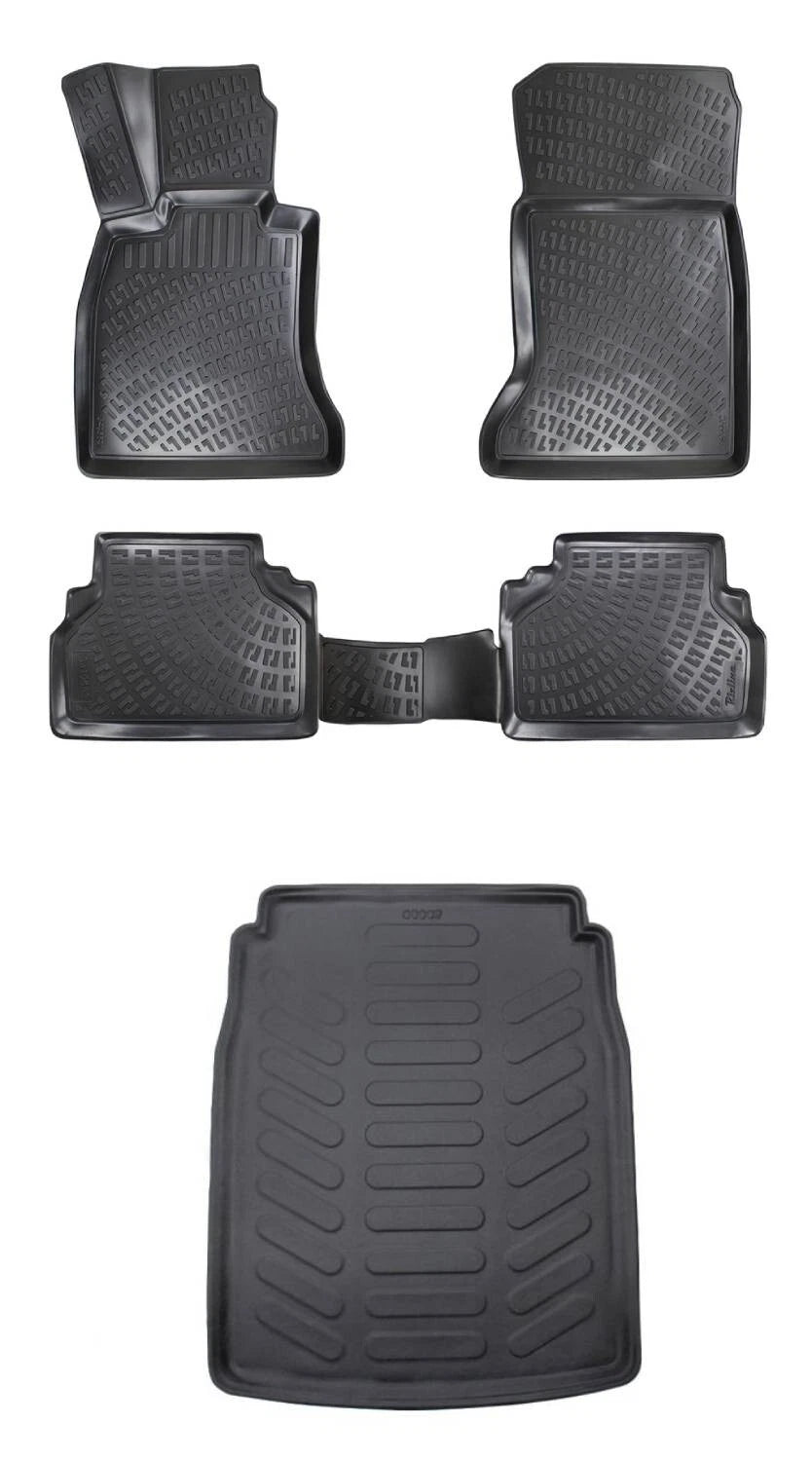 Rizline Bmw 5 Serisi F10 2010-2013 3D Araca Özel Paspas ve Bagaj Havuzu Bmy