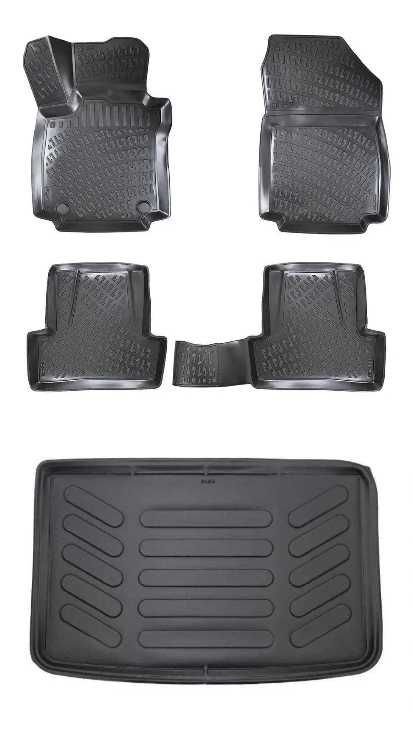 Rizline Renault Captur 2013-2020 3D Araca Özel Paspas ve Bagaj Havuzu Bmy