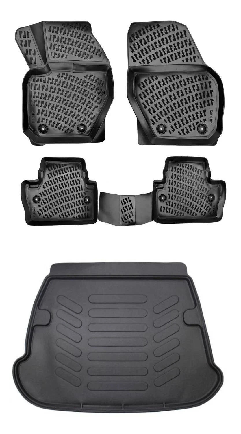 Rizline Volvo S60 2010-2018 3D Araca Özel Paspas ve Bagaj Havuzu Bmy