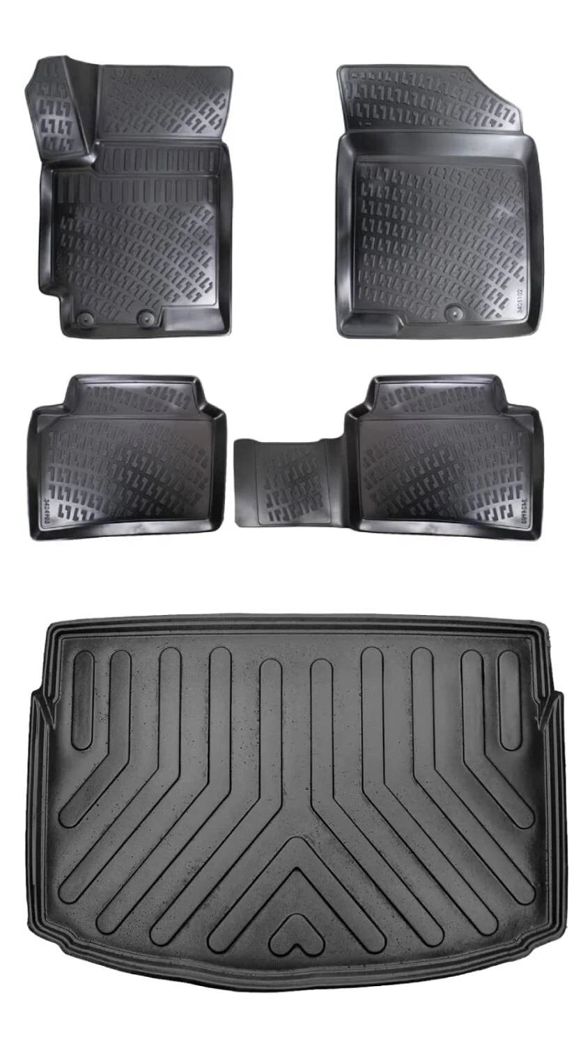 Rizline Kia Rio Hb Yeni Logolu 2021 Sonrası 3D Araca Özel Paspas ve Bagaj Havuzu Bmy